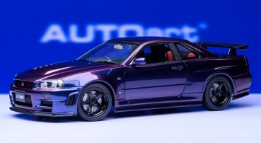 77464 Nissan Skyline GT-R (R34) Z-tune (Midnight Purple) 1:18